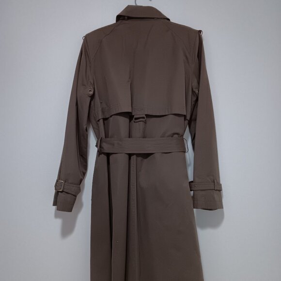 Jones Studio Army Green Trench Coat – Size Small - Picture 5 of 6